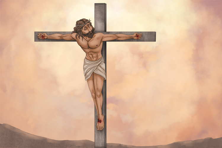 Jesus could have saved himself but allowed himself to be crucified and die to save mankind as a sacrifice for Gods demands for sin to be punished. 